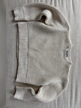 Rachel Comey Cropped Cotton Knit Sweater